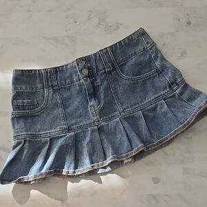 PacSun Blue Denim Skirt